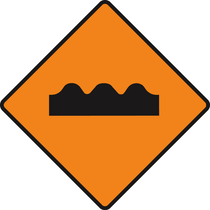 Uneven surface ahead