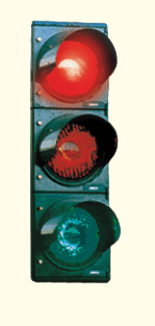 Red traffic light