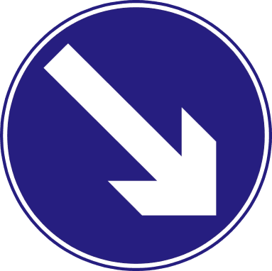 Keep right