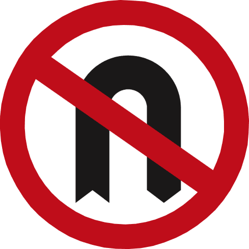No U-turn