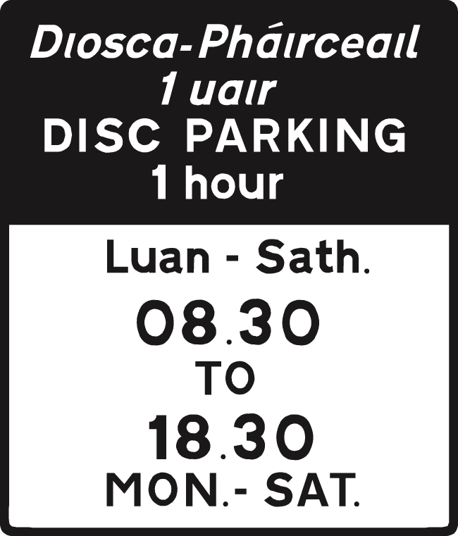 Disc parking