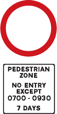 Pedestrianised street