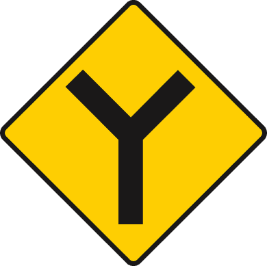 Y-junction of equal importance