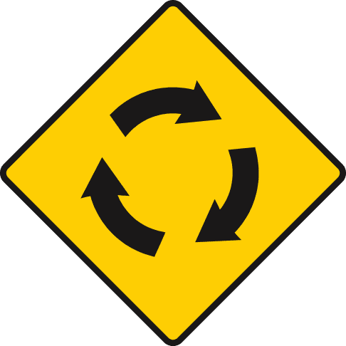 Roundabout ahead