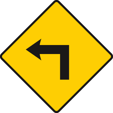 Dangerous corner ahead