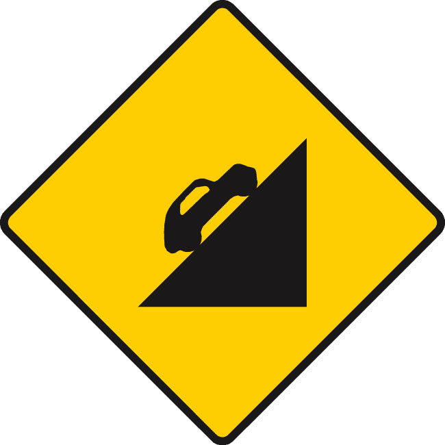 Steep ascent