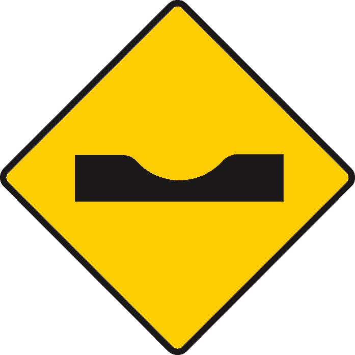 Sharp dip