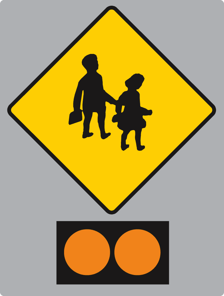 School children crossing