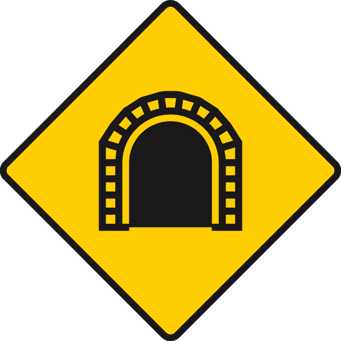 Tunnel ahead