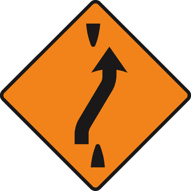 Cross out to the right-hand lane ahead